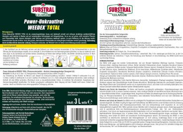 Preview: Substral Celaflor Power-Unkrautfrei Weedex Total, 3 Liter